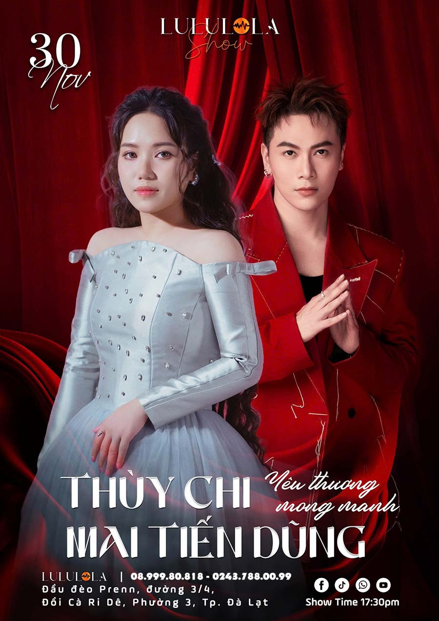 Liveshow THÙY CHI - MAI TIẾN DŨNG tại Đà Lạt - Ngày 30.11.2024